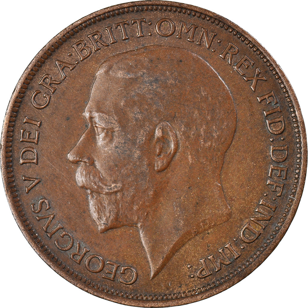Moneta, Gran Bretagna, George V, Penny, 1916, BB, Bronzo, KM:810