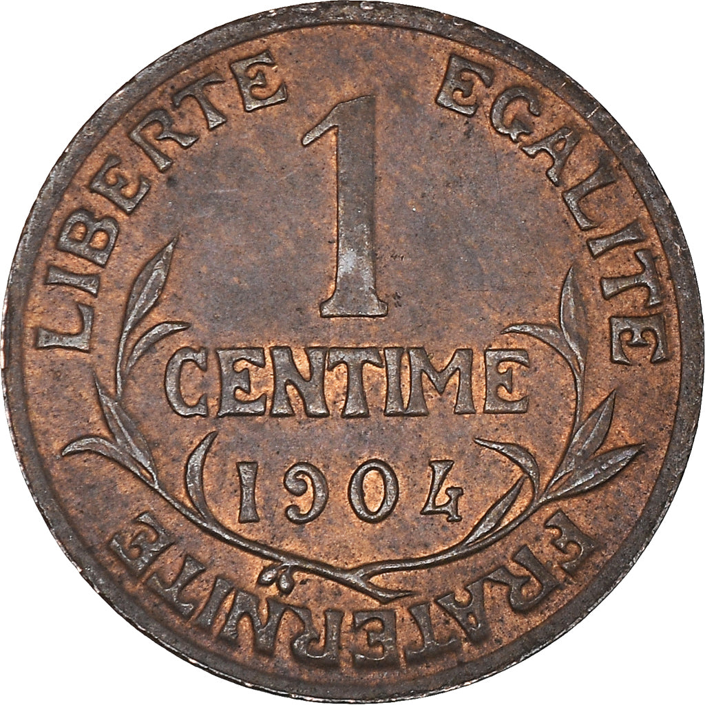 Moeda, França, Dupuis, Centime, 1904, Paris, EF(40-45), Bronze, KM:840
