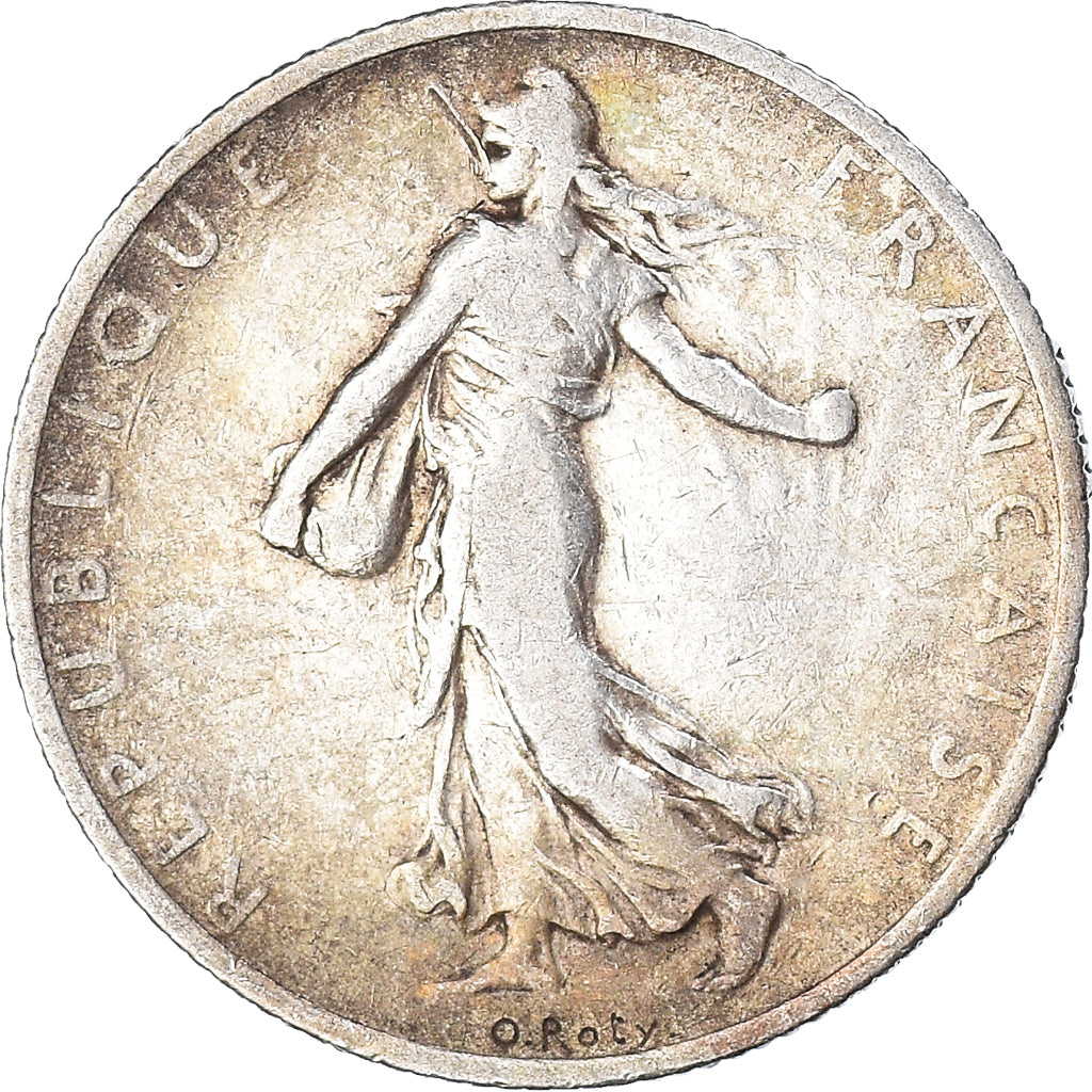 Munten, Frankrijk, Semeuse, 2 Francs, 1901, Paris, FR, Zilver, KM:845.1