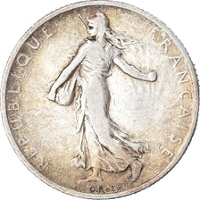 Coin, France, Semeuse, 2 Francs, 1901, Paris, VF(20-25), Silver, KM:845.1