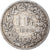 Monnaie, Suisse, Franc, 1887, Bern, B+, Argent, KM:24