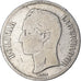 Monnaie, Venezuela, Gram 25, 5 Bolivares, 1888, B+, Argent, KM:24.1