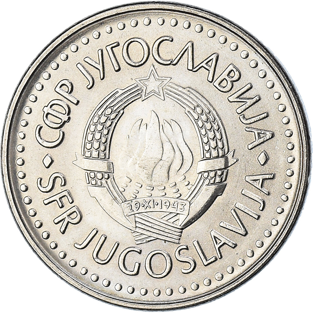 Moneta, Iugoslavia, 50 Dinara, 1988, SPL-, Rame-nichel-zinco, KM:113