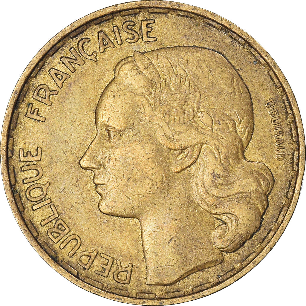 Münze, Frankreich, Guiraud, 50 Francs, 1953, Paris, SS, Aluminum-Bronze