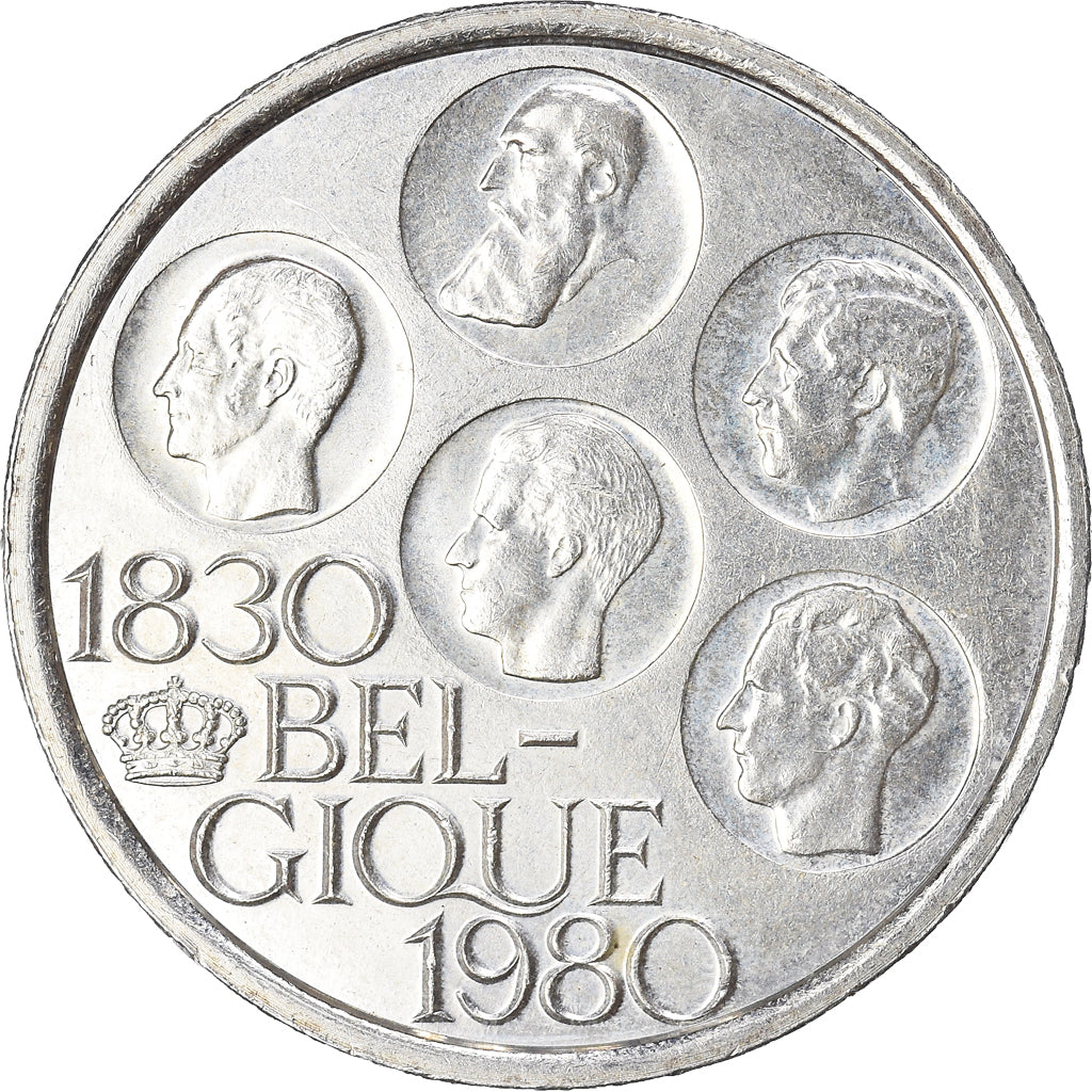 Coin, Belgium, Baudouin I, 500 Francs, 500 Frank, 1980, Brussels, AU(55-58)