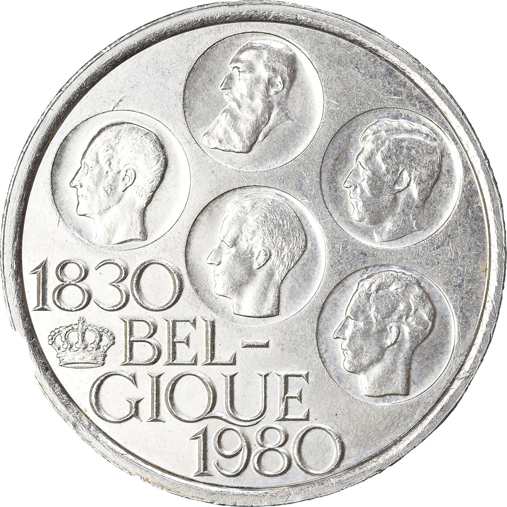 Coin, Belgium, Baudouin I, 500 Francs, 500 Frank, 1980, Brussels, AU(55-58)