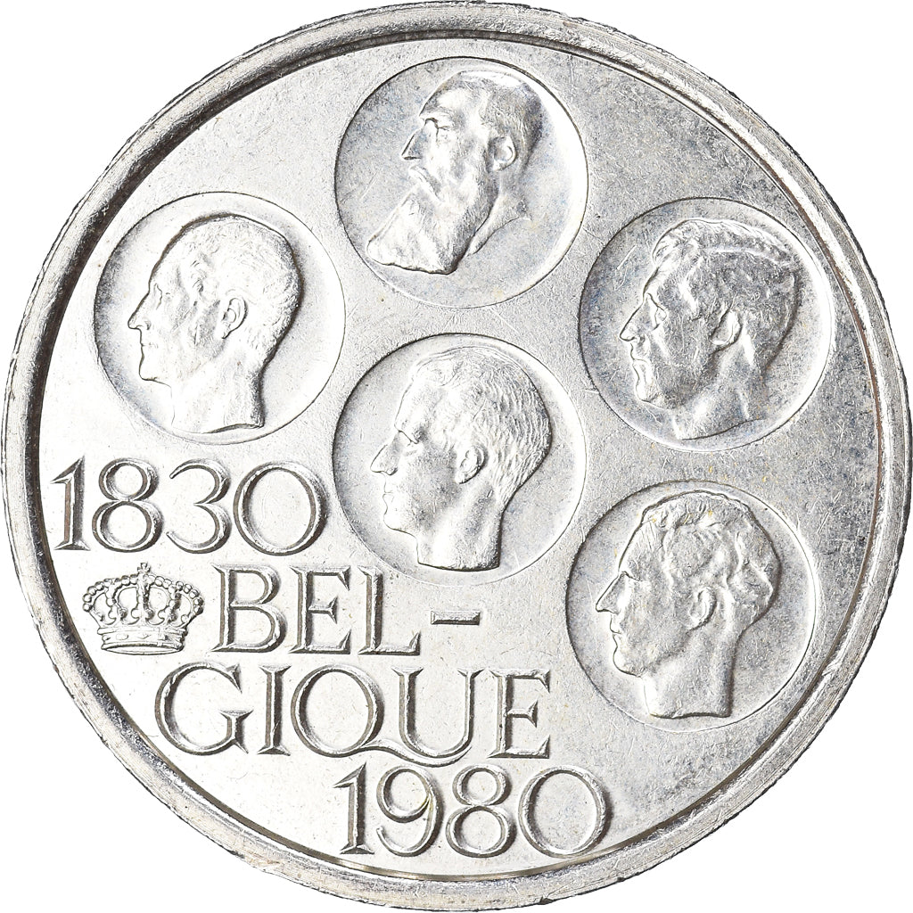 Coin, Belgium, Baudouin I, 500 Francs, 500 Frank, 1980, Brussels, AU(55-58)