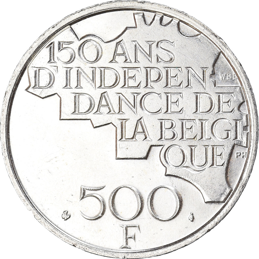 Coin, Belgium, Baudouin I, 500 Francs, 500 Frank, 1980, Brussels, AU(55-58)