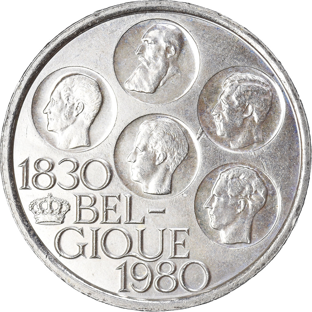 Coin, Belgium, Baudouin I, 500 Francs, 500 Frank, 1980, Brussels, AU(55-58)