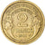 Coin, France, Morlon, 2 Francs, 1941, EF(40-45), Aluminum-Bronze, KM:886