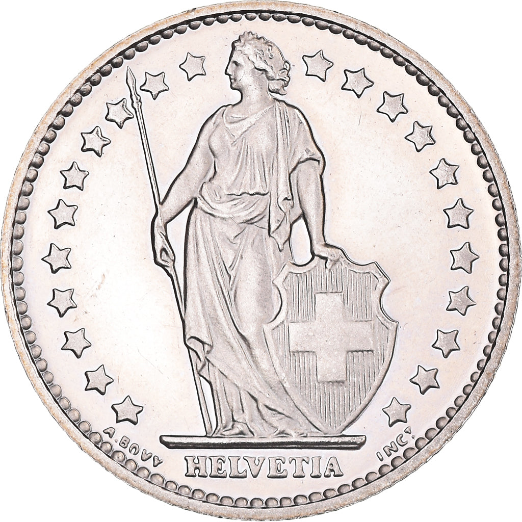 Munten, Zwitserland, Franc, 1979, Bern, Proof, UNC-, Cupro-nikkel, KM:24a.1