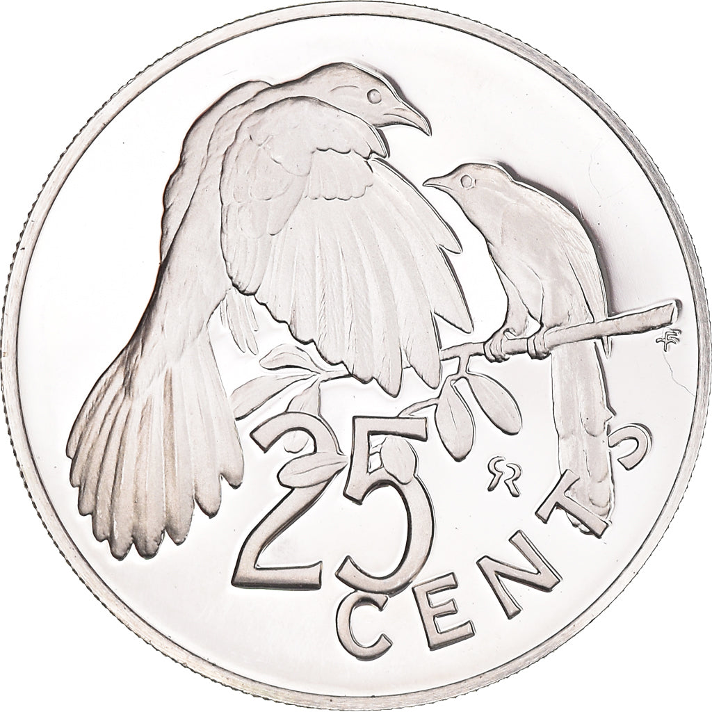 Coin, BRITISH VIRGIN ISLANDS, Elizabeth II, 25 Cents, 1977, Franklin Mint