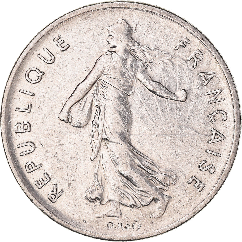 Moneta, Francia, Semeuse, 5 Francs, 1992, Paris, BB, Nichel placcato