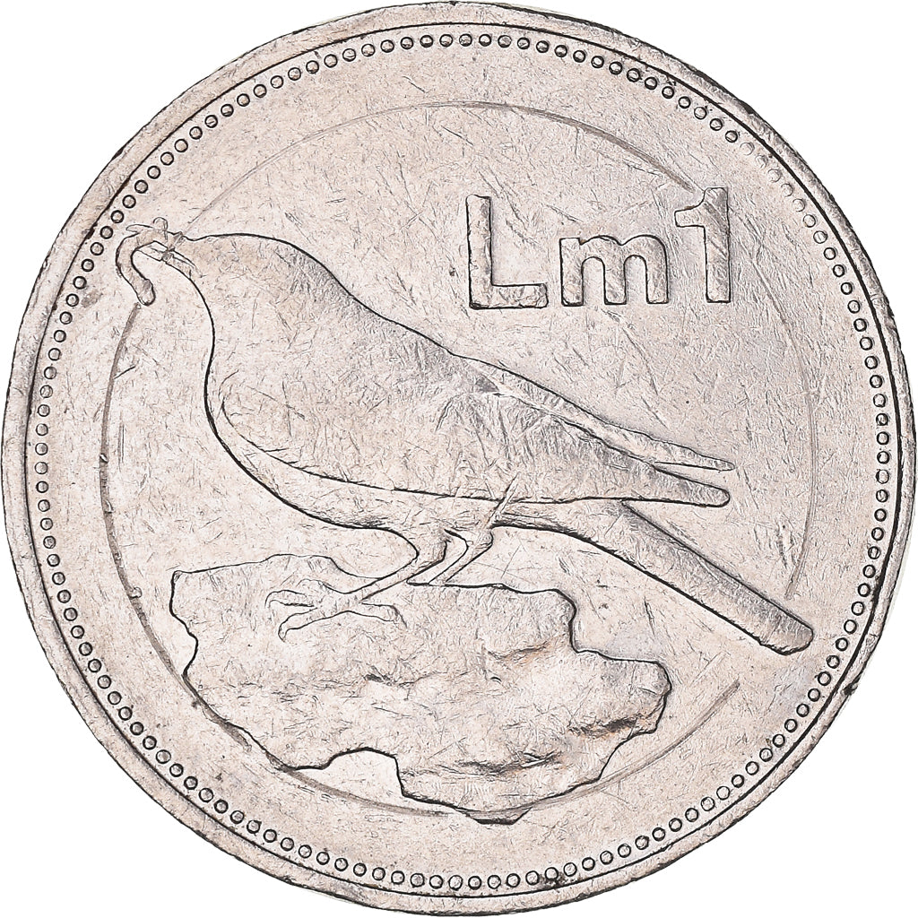 Moeda, Malta, Lira, 1991, EF(40-45), Níquel, KM:99