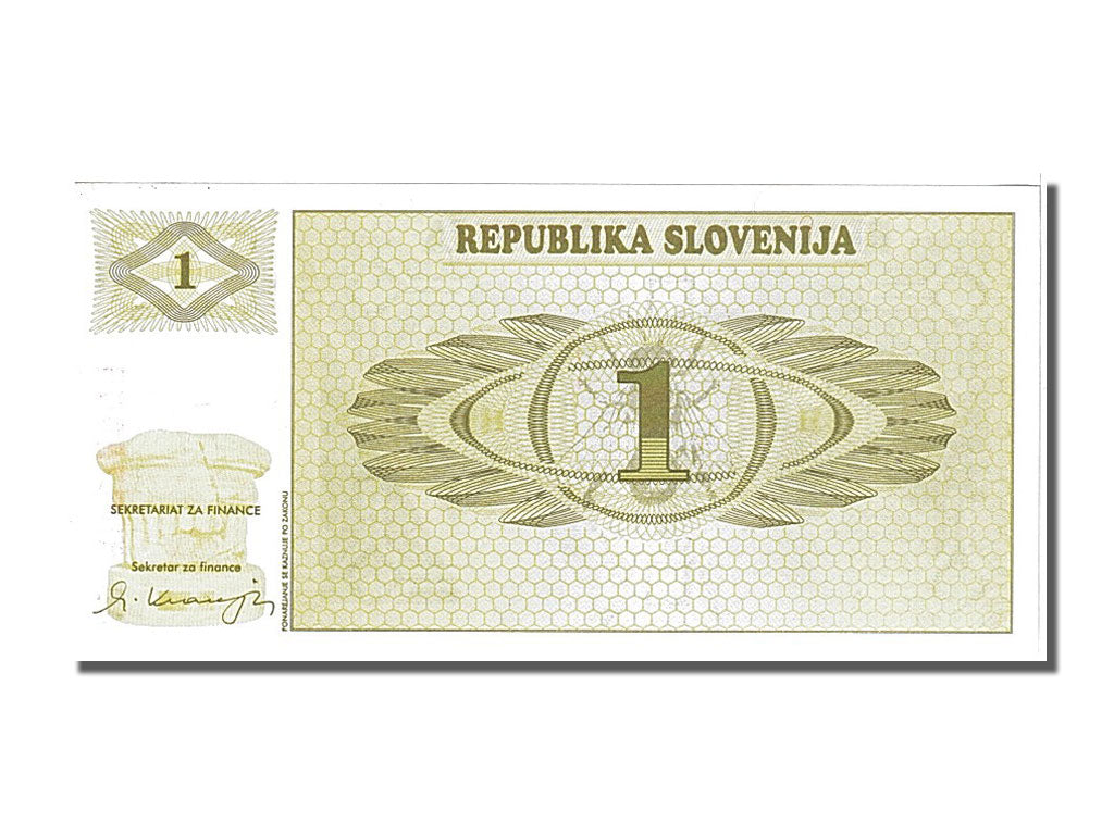 Banknot, Słowenia, 1 Lipa, 1990, UNC(65-70)