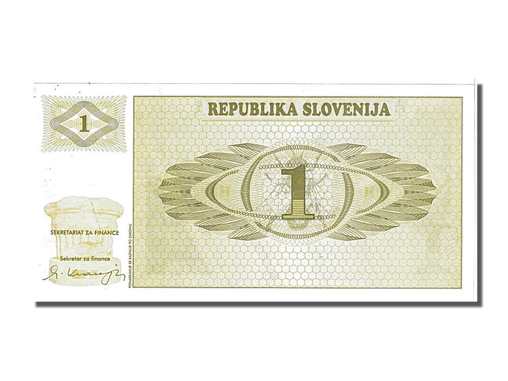 Banknot, Słowenia, 1 Lipa, 1990, UNC(65-70)
