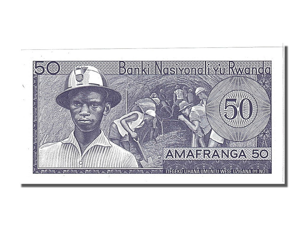 Banknote, Rwanda, 50 Francs, 1976, 1976-01-01, UNC(65-70)