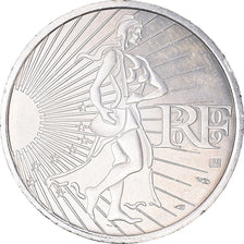 France, 10 Euro, 2009, AU(55-58), Silver, Gadoury:EU337, KM:1580