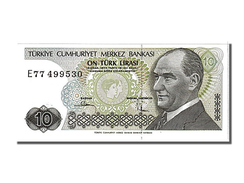 Banknot, Turcja, 10 Lira, 1979, UNC(65-70)