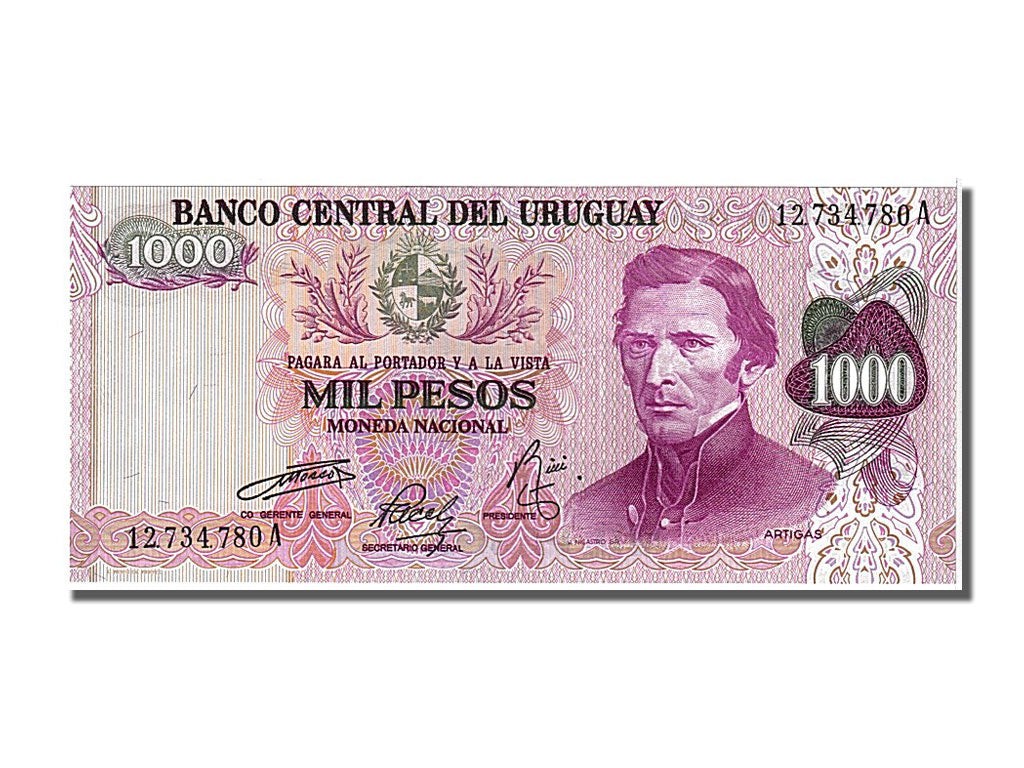 Banknote, Uruguay, 1000 Pesos, 1974, UNC(65-70)
