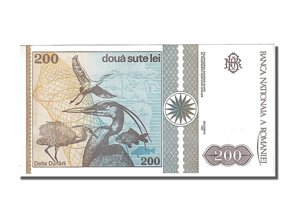 Banknote, Romania, 200 Lei, 1992, 1992-12-01, UNC(65-70)