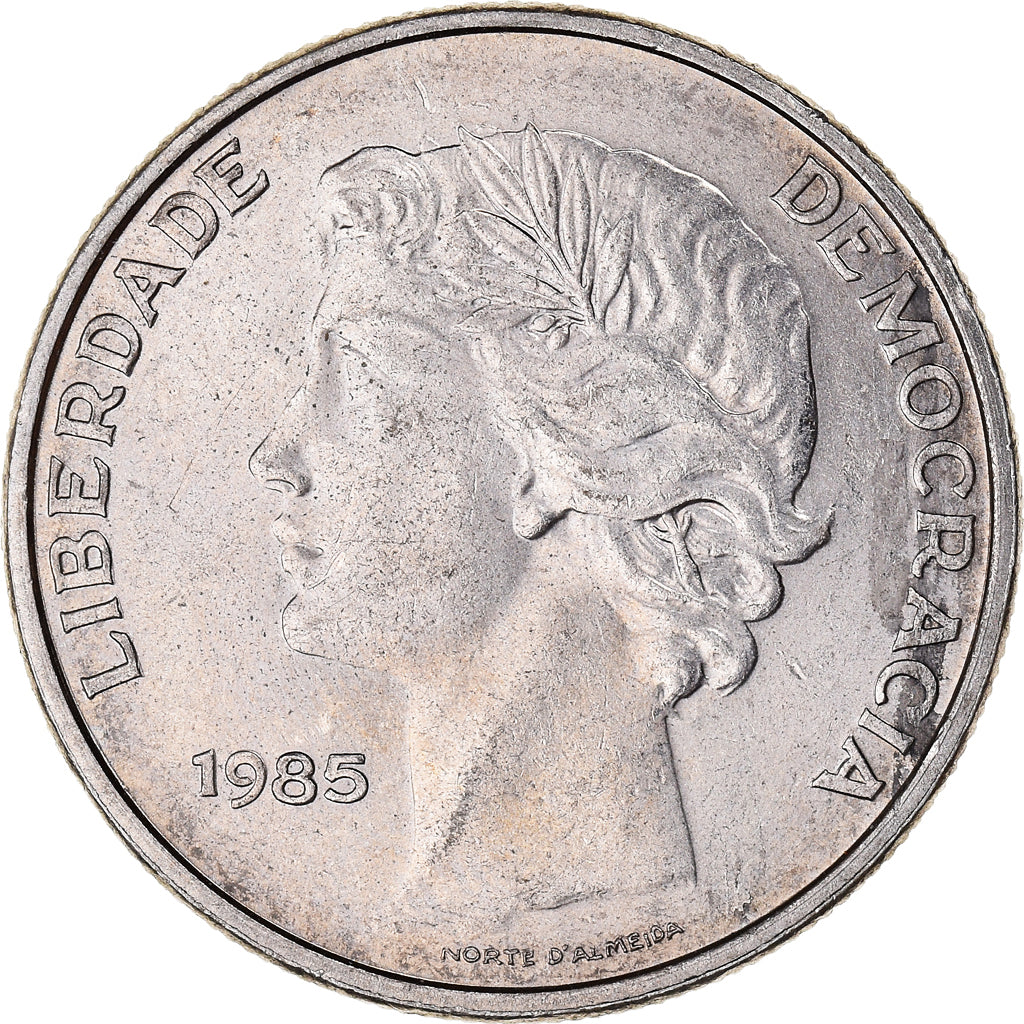 Moneta, Portogallo, 25 Escudos, 1985, SPL-, Rame-nichel, KM:607a