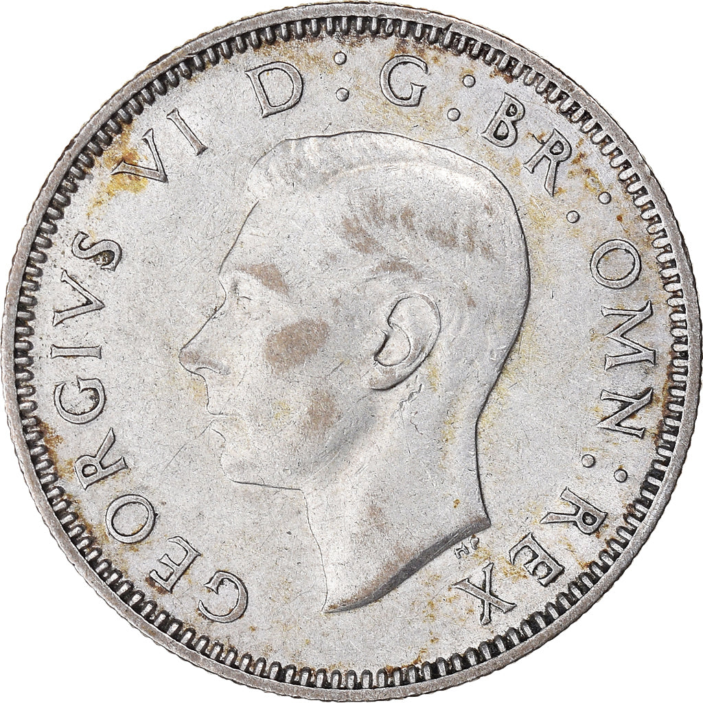 Coin, Great Britain, George VI, Shilling, 1944, EF(40-45), Silver, KM:853
