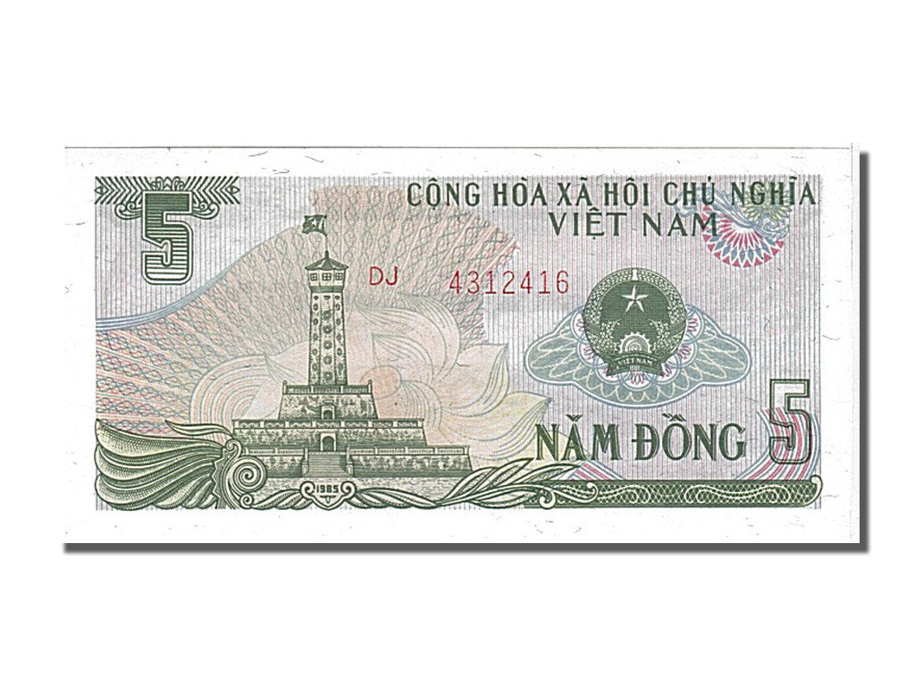 Banknote, Viet Nam, 5 D<ox>ng, 1985, UNC(65-70)