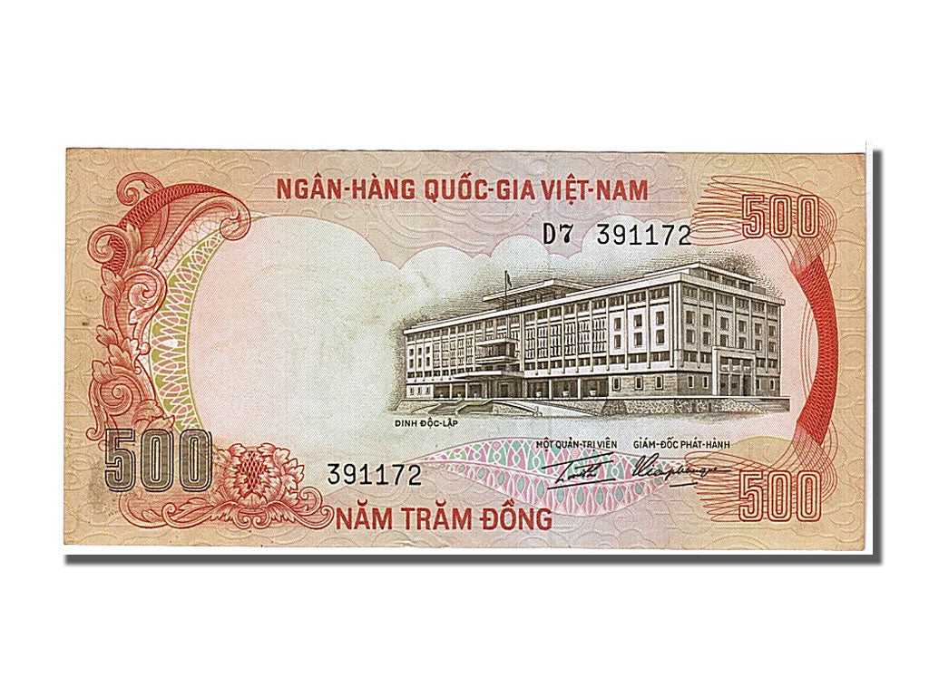 Banknote, South Viet Nam, 500 Dông, 1972, UNC(65-70)