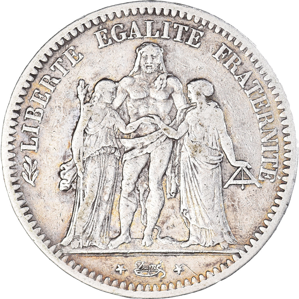 Coin, France, Hercule, 5 Francs, 1848, Paris, VF(30-35), Silver, KM:756.1