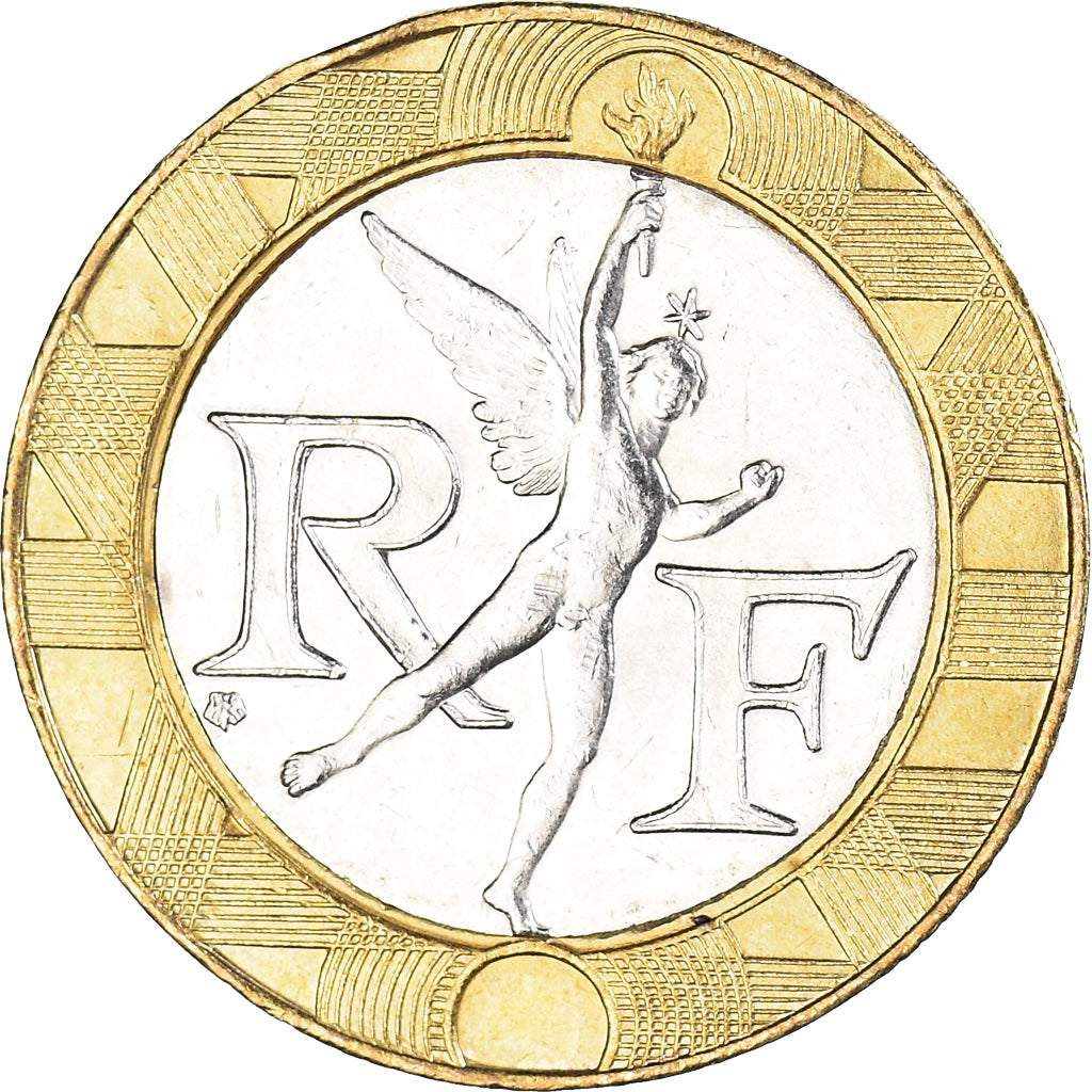 Münze, Frankreich, Génie, 10 Francs, 2000, VZ, Bi-Metallic, KM:964.1