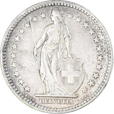 Coin, Switzerland, 2 Francs, 1944, Bern, EF(40-45), Silver, KM:21
