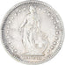 Coin, Switzerland, 2 Francs, 1944, Bern, EF(40-45), Silver, KM:21