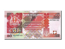 Billet, Uganda, 50 Shillings, 1989, NEUF