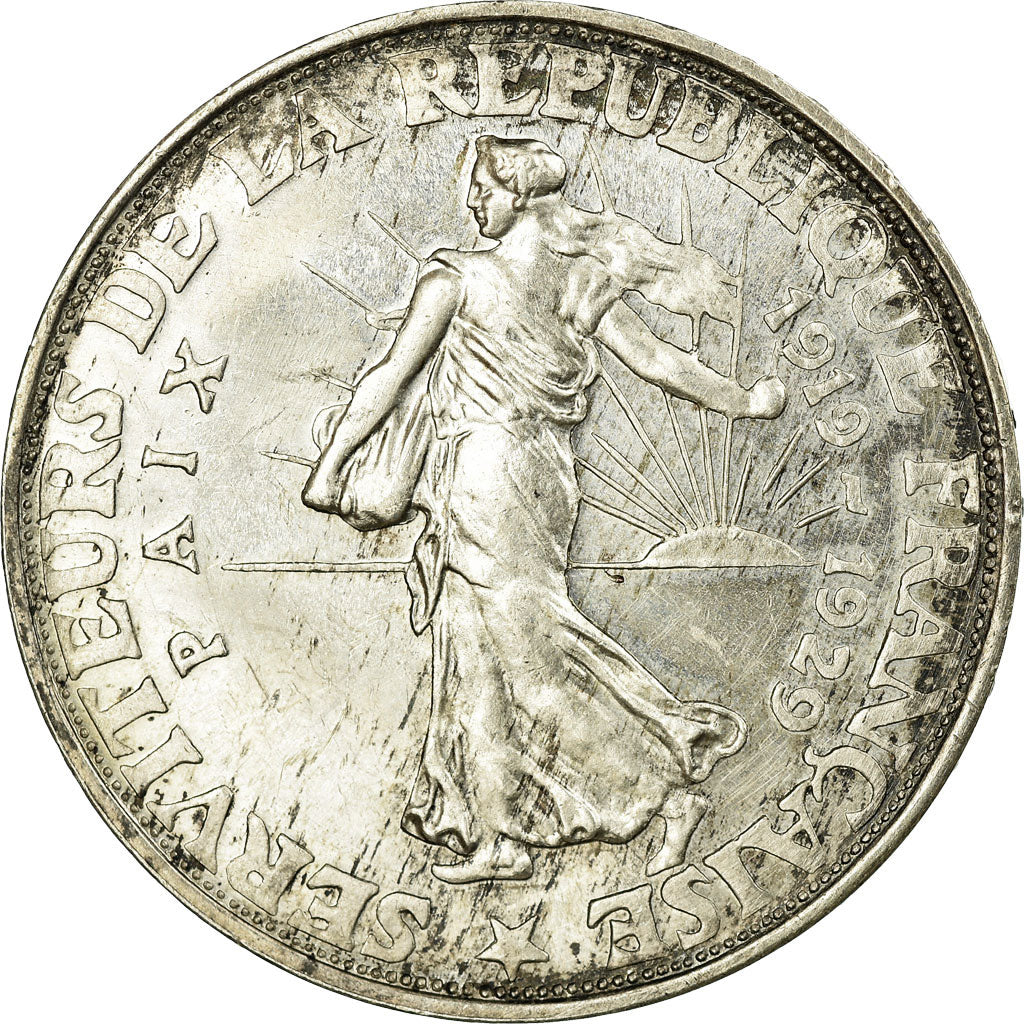 Moneta, Francia, 20 Francs, 1929, SPL, Argento, Gadoury:851