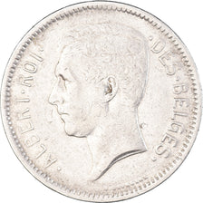 Coin, Belgium, Albert I, 5 Francs, 5 Frank, 1930, Position A, EF(40-45), Nickel