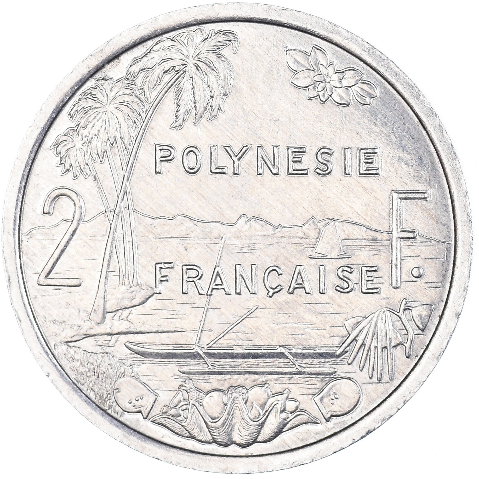 Moneta, Polinesia francese, 2 Francs, 1997, Paris, SPL-, Alluminio, KM:10