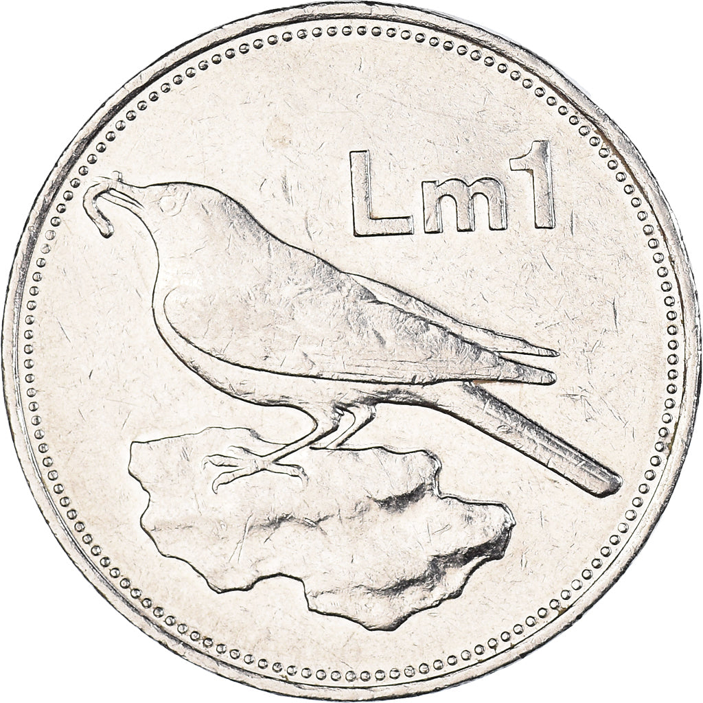 Moeda, Malta, Lira, 1986, AU(50-53), Níquel, KM:82