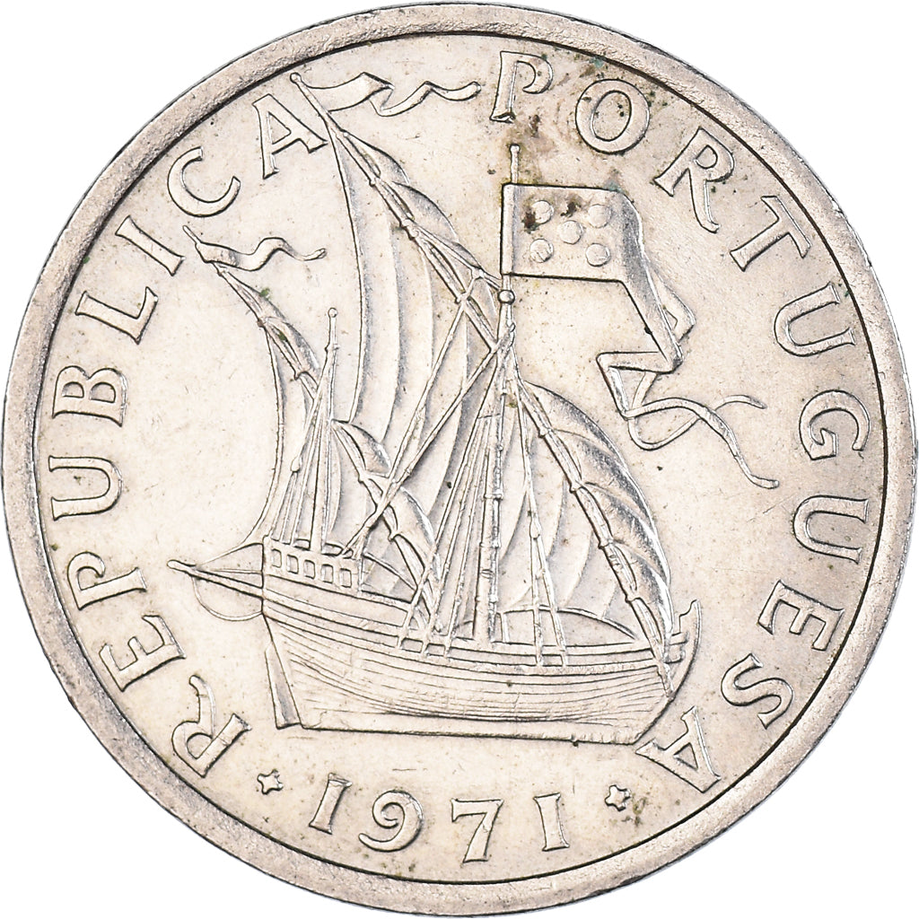 Münze, Portugal, 10 Escudos, 1971, SS, Copper-Nickel Clad Nickel, KM:600