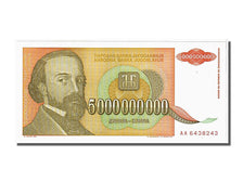 Biljet, Joegoslaviëe, 5,000,000,000 Dinara, 1993, NIEUW