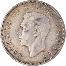 Coin, Great Britain, George VI, Florin, Two Shillings, 1942, EF(40-45), Silver