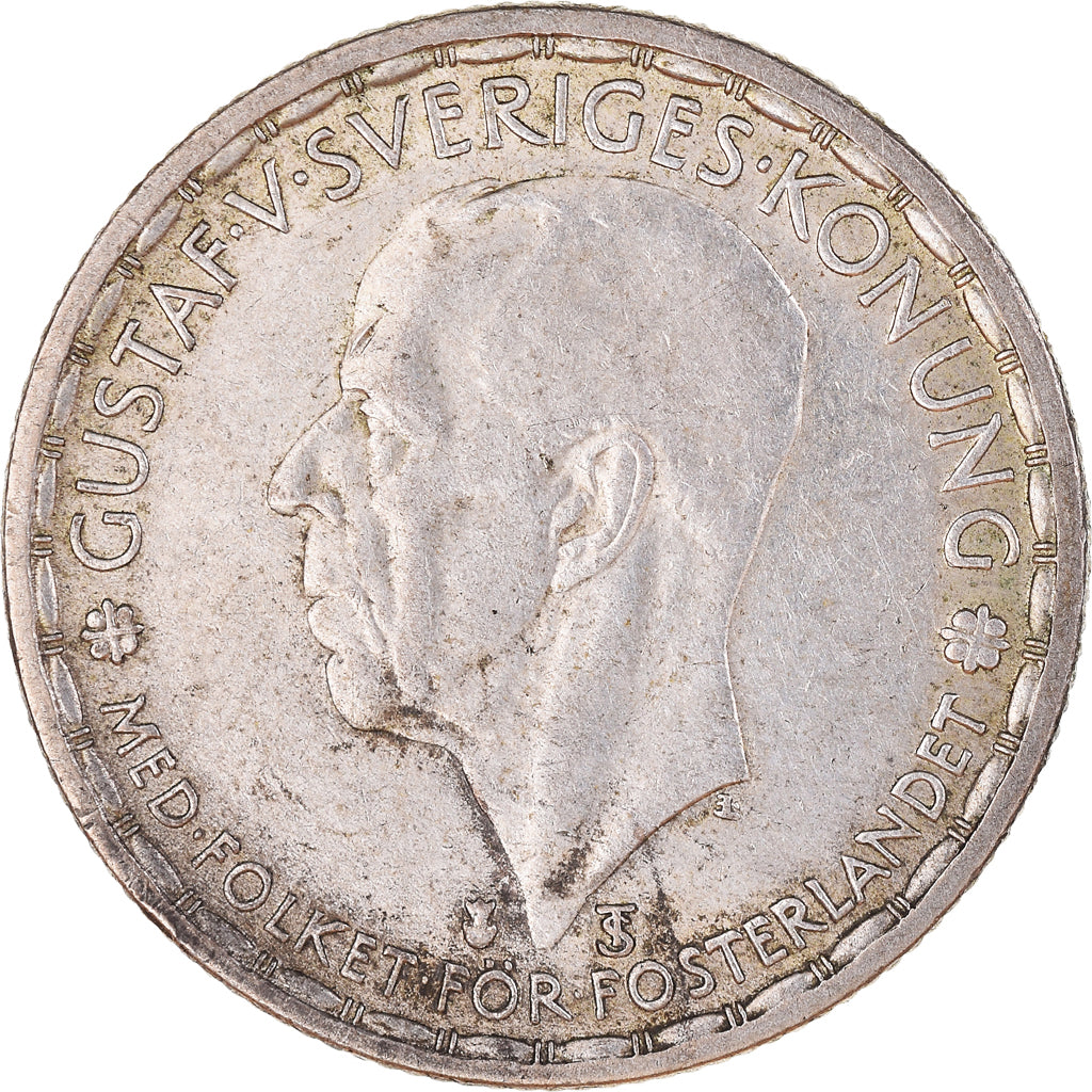 Monnaie, Suède, Gustaf V, Krona, 1948, TTB+, Argent, KM:814