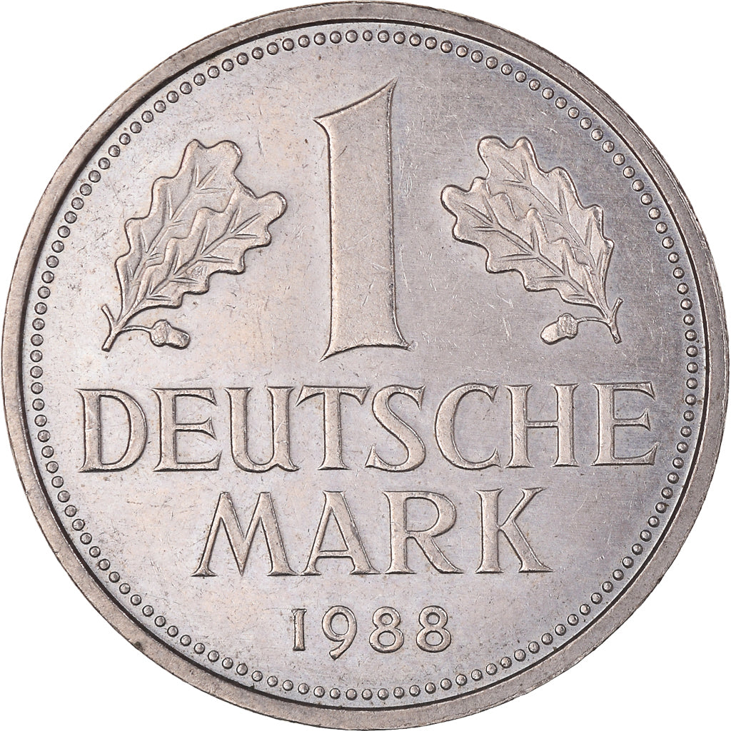 Monnaie, République fédérale allemande, Mark, 1988, Karlsruhe, SUP