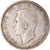 Moneda, Gran Bretaña, George VI, Florin, Two Shillings, 1945, MBC, Plata