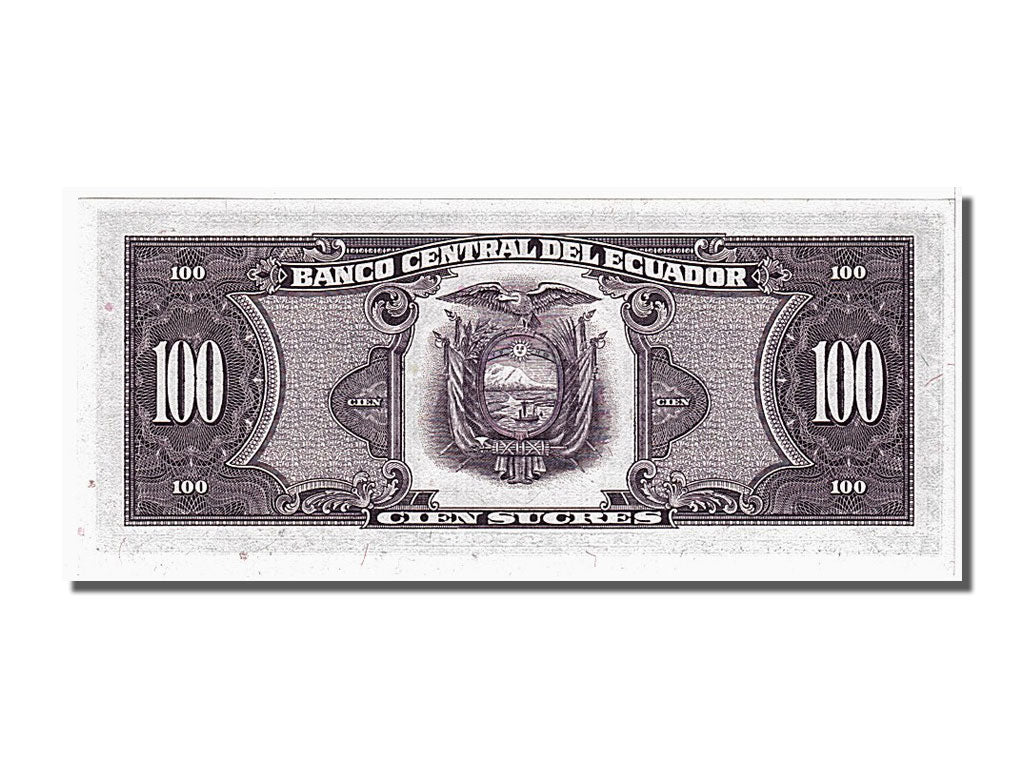 Banknote, Ecuador, 100 Sucres, 1986, 1986-04-29, UNC(65-70)