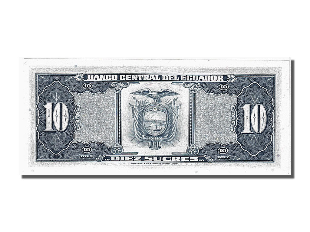 Billet, Équateur, 10 Sucres, 1983, 1983-04-20, NEUF