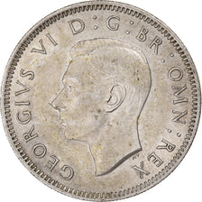 Moeda, Grã-Bretanha, George VI, Shilling, 1948, AU(50-53), Cobre-níquel