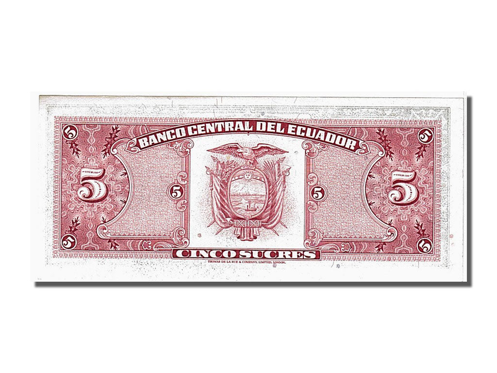 Banknote, Ecuador, 5 Sucres, 1979, 1979-07-25, UNC(65-70)