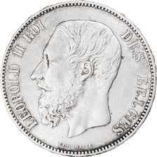 Monnaie, Belgique, Leopold II, 5 Francs, 5 Frank, 1873, TTB, Argent, KM:24