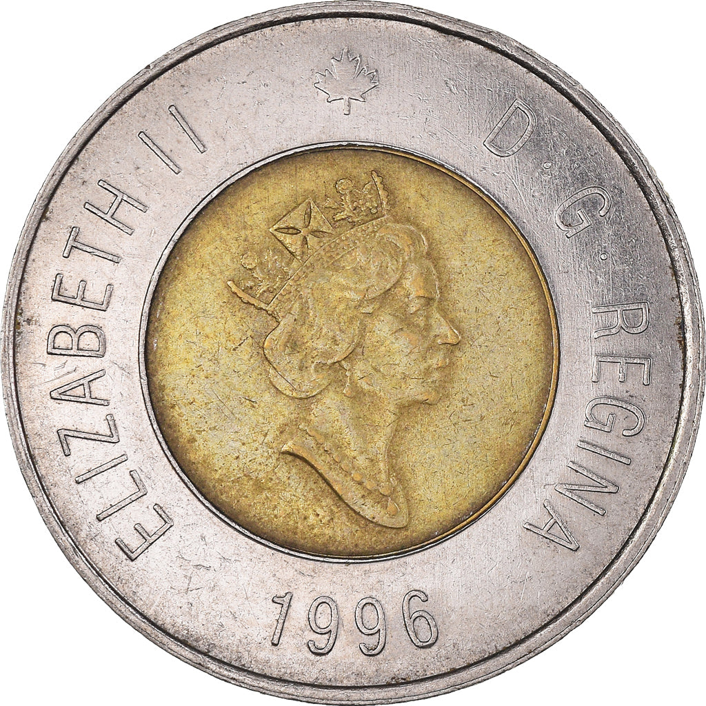 Coin, Canada, Elizabeth II, 2 Dollars, 1996, Ottawa, AU(50-53), Bi-Metallic